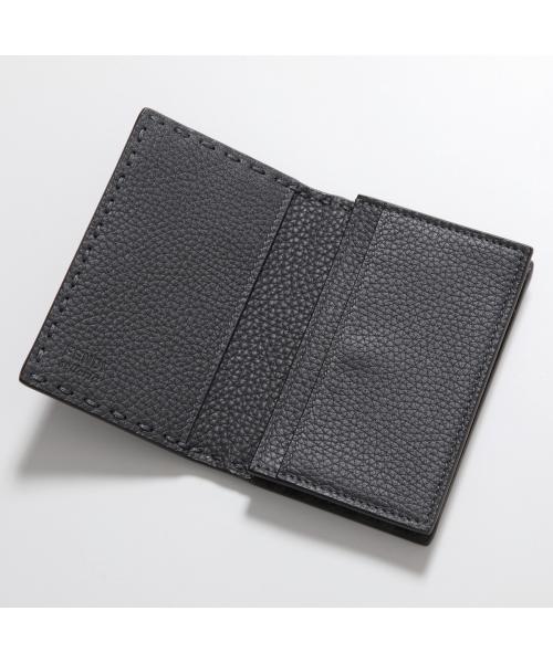フェンディ FENDI FENDI カードケース SELLERIA セレリア 7M0222 AP3B AP3C （AP3B-F0J55/ASPHALT-PALLADI） AP3B-F0J55/ASPHALT-PALLADI