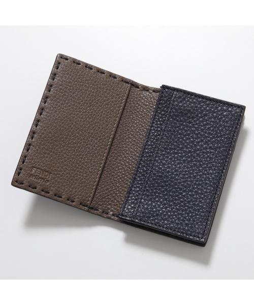 フェンディ FENDI FENDI カードケース SELLERIA セレリア 7M0222 AP3B AP3C （AP3B-F0J55/ASPHALT-PALLADI） AP3B-F0J55/ASPHALT-PALLADI
