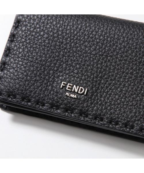 フェンディ FENDI FENDI カードケース SELLERIA セレリア 7M0222 AP3B AP3C （AP3B-F0J55/ASPHALT-PALLADI） AP3B-F0J55/ASPHALT-PALLADI