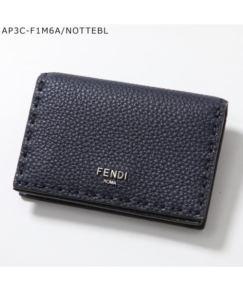 フェンディ FENDI FENDI カードケース SELLERIA セレリア 7M0222 AP3B AP3C （AP3B-F0J55/ASPHALT-PALLADI） AP3B-F0J55/ASPHALT-PALLADI