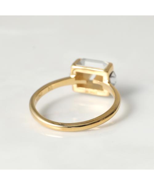 FENDI FENDI Ring BAGUETTE 8AH813 W2Y FF Logo