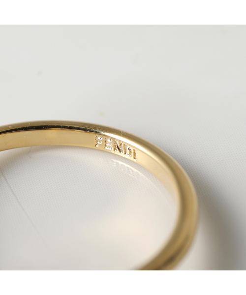 FENDI FENDI Ring BAGUETTE 8AH813 W2Y FF Logo