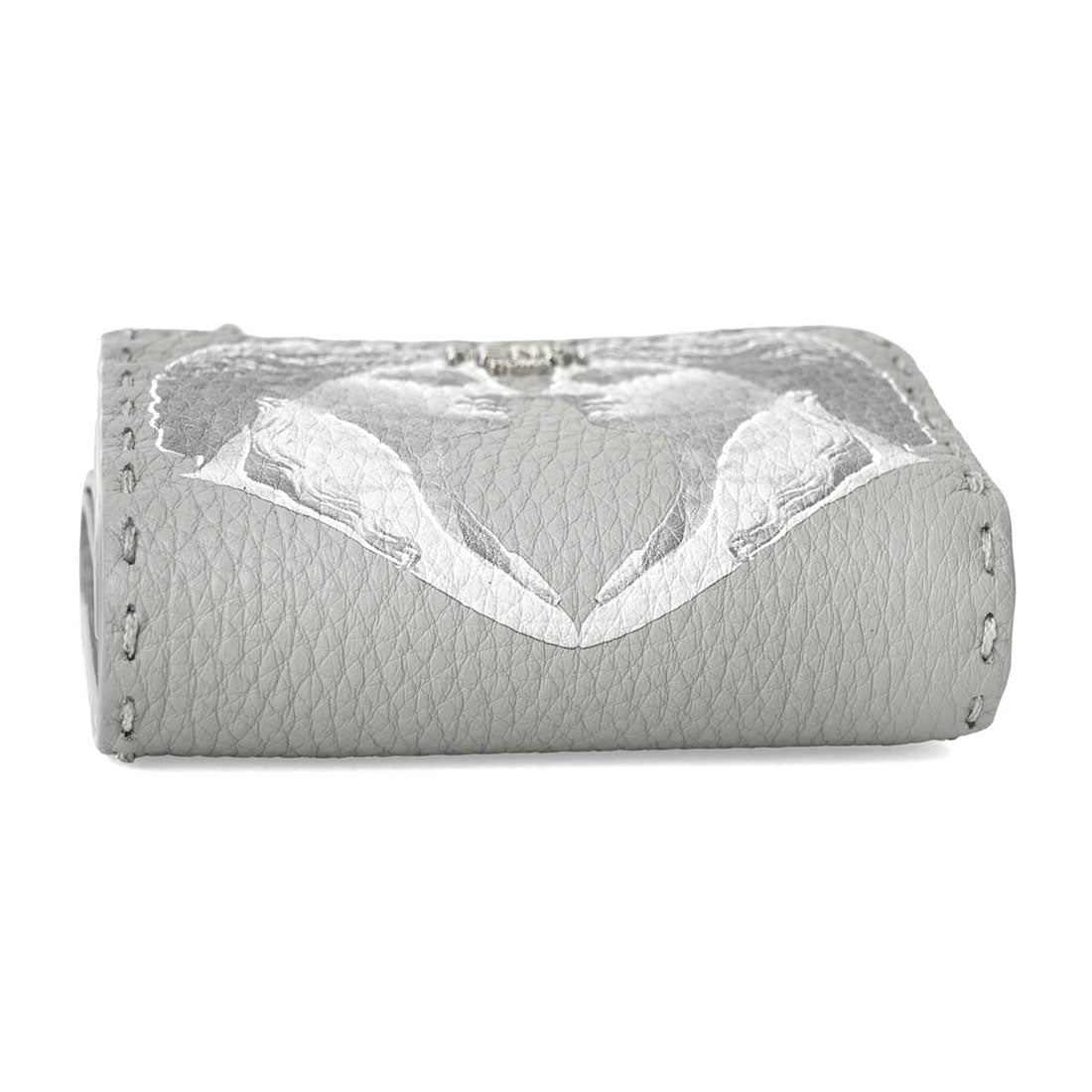 フェンディ FENDI 三折錢包 ビーカブー MICRO TRIFOLD SELLERIA WALLET 8M0499 ASU6 F0VJZ 灰色