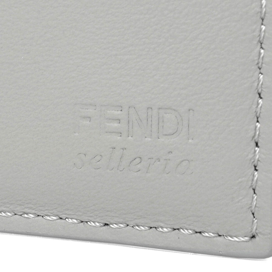 フェンディ FENDI 三折錢包 ビーカブー MICRO TRIFOLD SELLERIA WALLET 8M0499 ASU6 F0VJZ 灰色