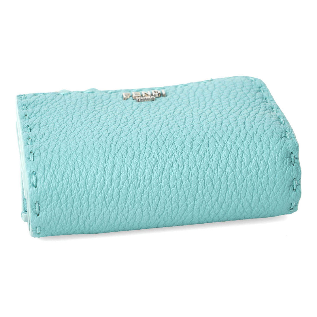 フェンディ FENDI 3つ折り財布 ビーカブー MICRO TRIFOLD SELLERIA WALLET 8M0499 ARC1 F1Q64 LIGHT BLUE