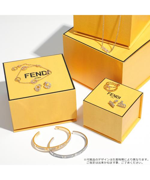 フェンディ FENDI FENDI ピアス エフイズ 8AK796 A5TO パール メタル