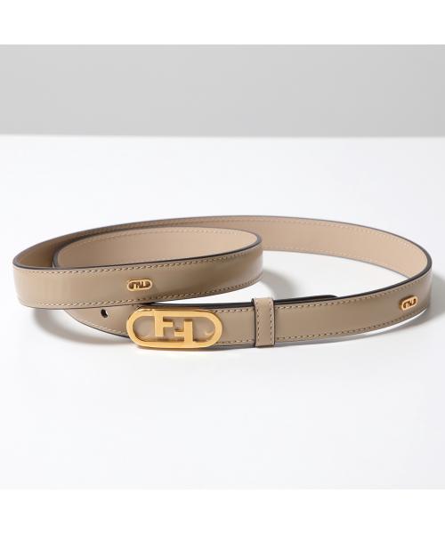 フェンディ FENDI FENDI ナローベルト O LOK オーロック 8C0652 ANVK （F1LA4/BEIGE-ベージュ） F1LA4/BEIGE-ベージュ