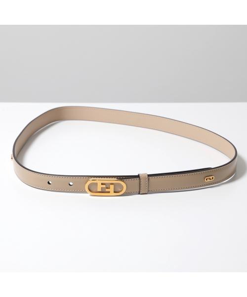 フェンディ FENDI FENDI ナローベルト O LOK オーロック 8C0652 ANVK （F1LA4/BEIGE-ベージュ） F1LA4/BEIGE-ベージュ