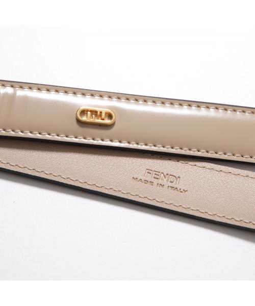 フェンディ FENDI FENDI ナローベルト O LOK オーロック 8C0652 ANVK （F1LA4/BEIGE-ベージュ） F1LA4/BEIGE-ベージュ