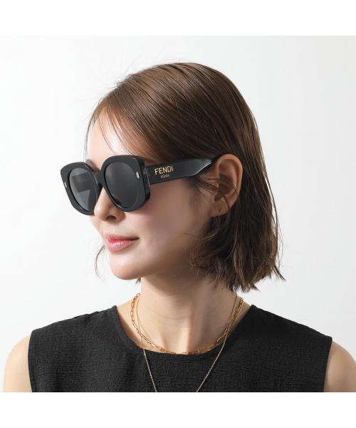 フェンディ FENDI FENDI サングラス ROMA ローマ FE40137F （01A/ブラック） 01A/ブラック