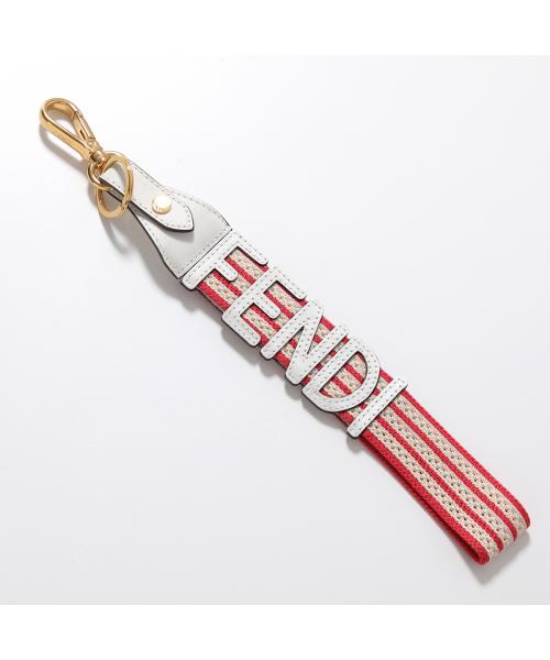 フェンディ FENDI FENDI リストレット 7AS194 AP9Z ハンドストラップ キーチャーム （F1LN9/ホワイト他） F1LN9/ホワイト他