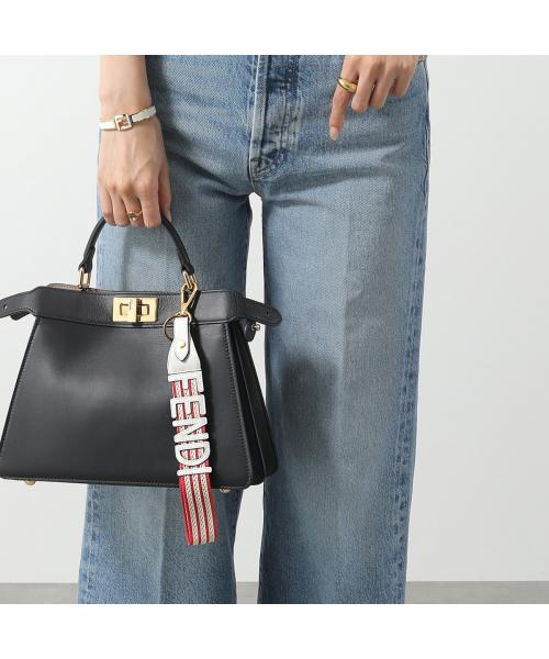 フェンディ FENDI FENDI リストレット 7AS194 AP9Z ハンドストラップ キーチャーム （F1LN9/ホワイト他） F1LN9/ホワイト他
