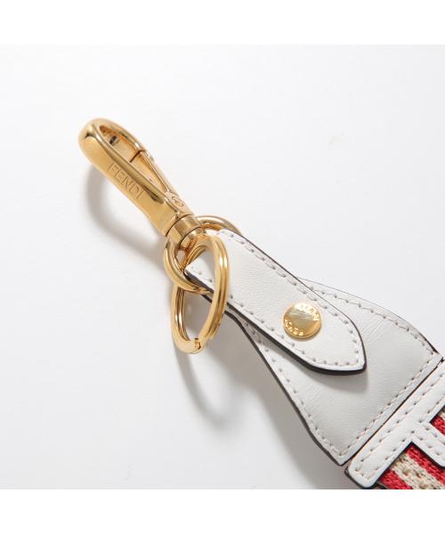 フェンディ FENDI FENDI リストレット 7AS194 AP9Z ハンドストラップ キーチャーム （F1LN9/ホワイト他） F1LN9/ホワイト他