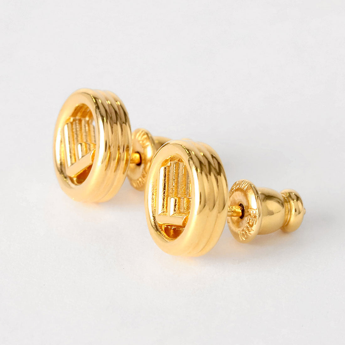 Fendi FENDI earrings F is Fendi stud earrings 8AK989 B08 F0CFK soft go