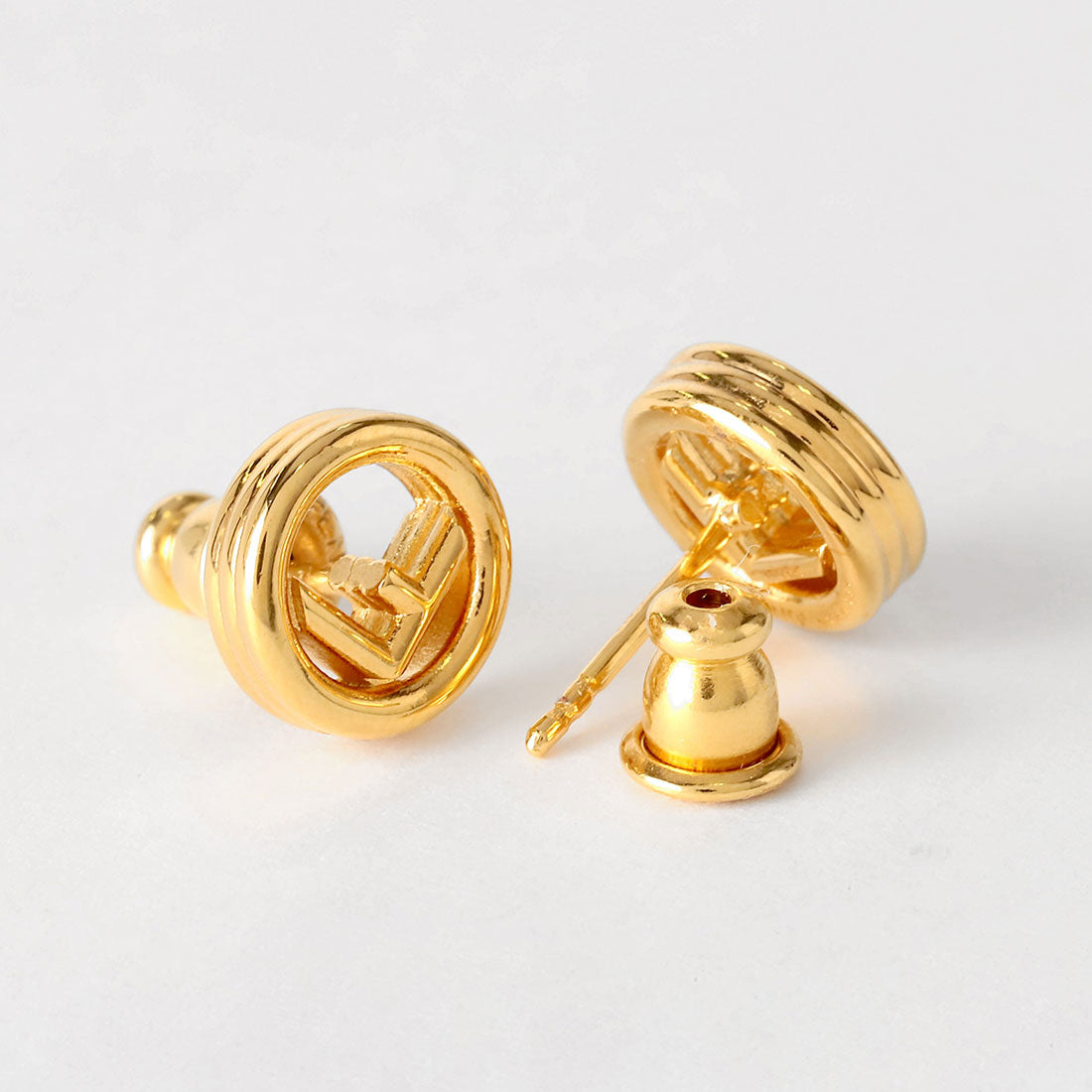 Fendi FENDI earrings F is Fendi stud earrings 8AK989 B08 F0CFK soft go