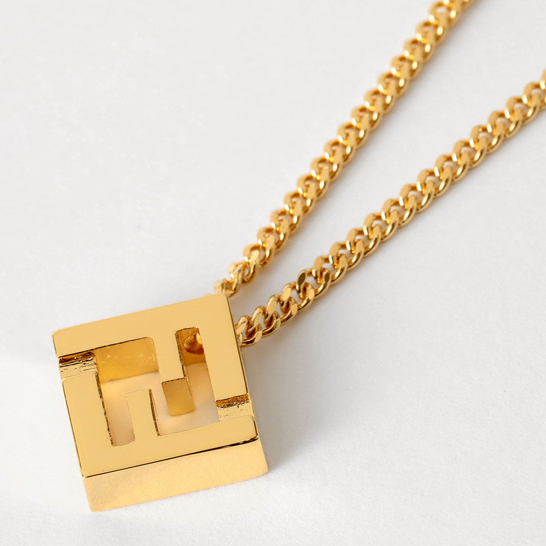 フェンディ FENDI ネックレス フォーエバー フェンディ ネックレス 8AK891 B08 F0CFK SOFT GOLD （ソフトゴールド） ソフトゴールド