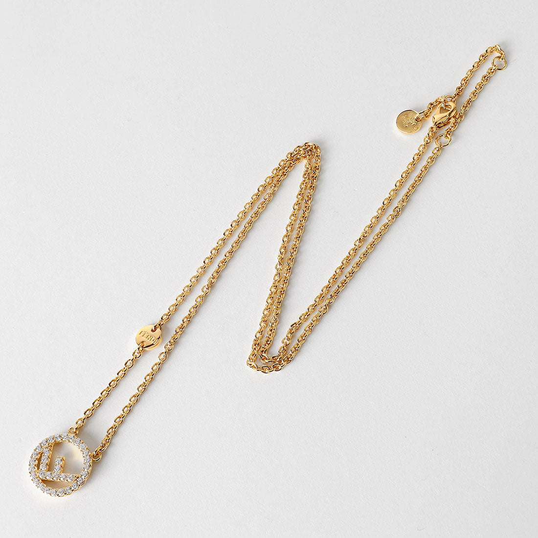 Fendi FENDI Necklace F Is Fendi Necklace 8AL064 ATEP F089U Soft Gold