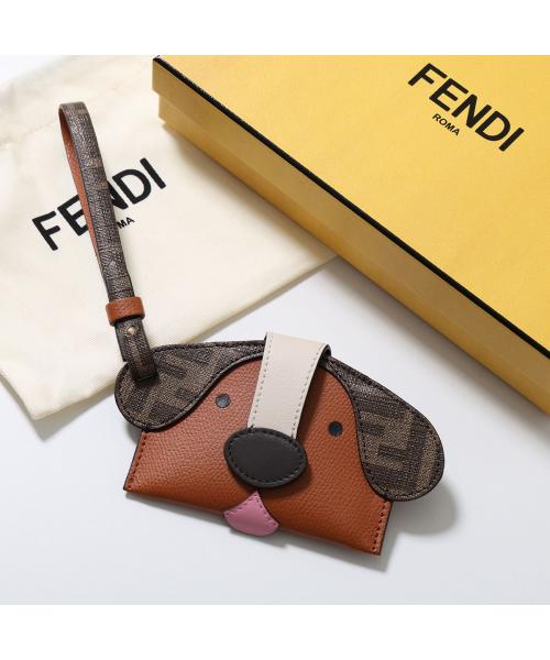 フェンディ FENDI FENDI カードケース 8M0526 AYIZ FF柄 ドッグ （F1LE7/BRANDY+MLC+GOLD） F1LE7/BRANDY+MLC+GOLD