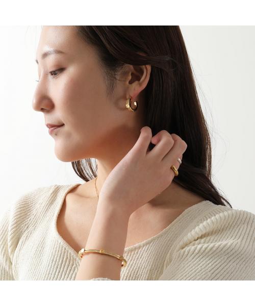 フェンディ FENDI FENDI フープピアス FOREVER フォーエバー 8AL216 ATEP （F089U/SOFT-GOLD+CRYSTAL） F089U/SOFT-GOLD+CRYSTAL