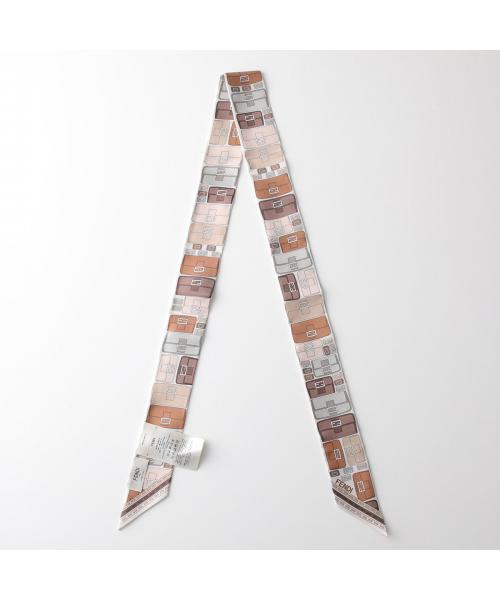 フェンディ FENDI FENDI スカーフ WRAPPY BAGUETTE ラッピー バンドゥ （F0VG2/NEUTRAL/ブラウン他） F0VG2/NEUTRAL/ブラウン他