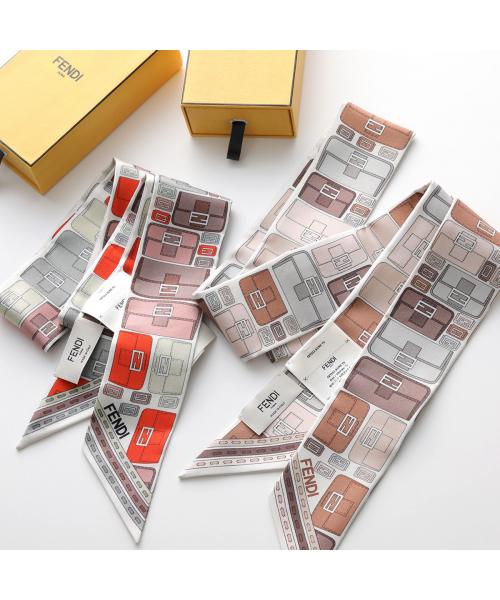 フェンディ FENDI FENDI スカーフ WRAPPY BAGUETTE ラッピー バンドゥ （F0VG2/NEUTRAL/ブラウン他） F0VG2/NEUTRAL/ブラウン他