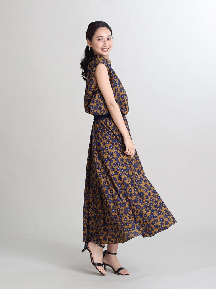 Fennel Retro Flower Skirt