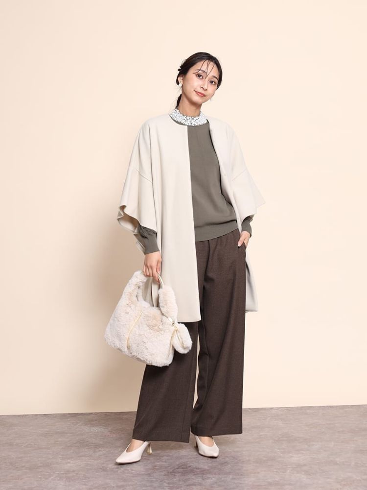 フェンネル FENNEL ネックビジューニット