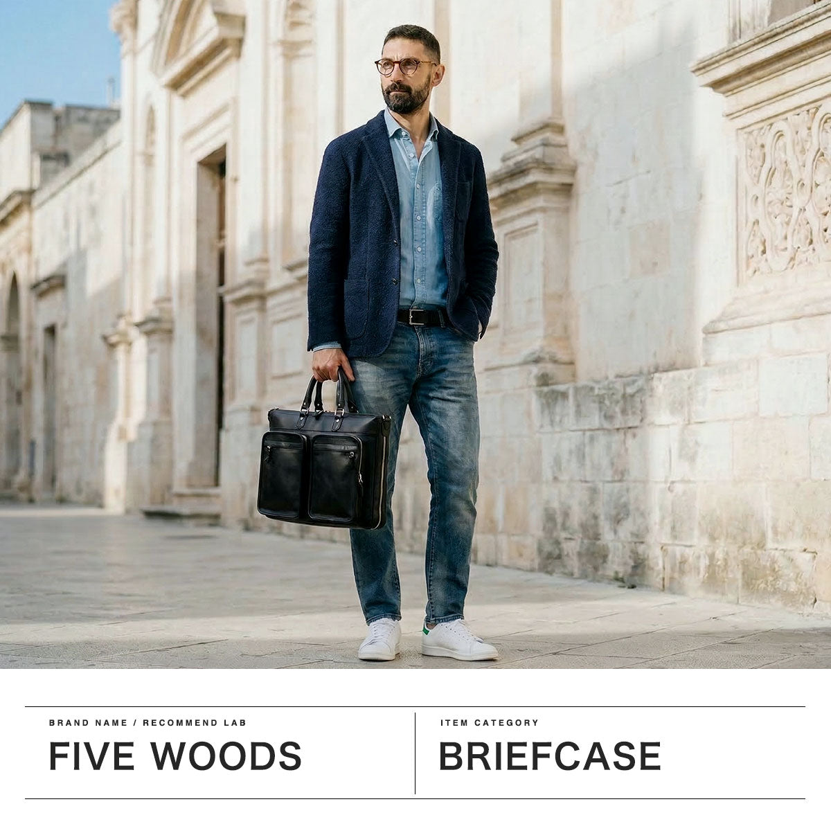 ファイブウッズ FIVE WOODS 正規品1年保証 ブリーフケース メンズ 本革 ビジネス ブランド ショルダー 2WAYブリーフ レザー 牛革 PC A4 日本製 2WAY PLATEAU ダブルポケットブリーフケースM 39598 （Brown） Brown