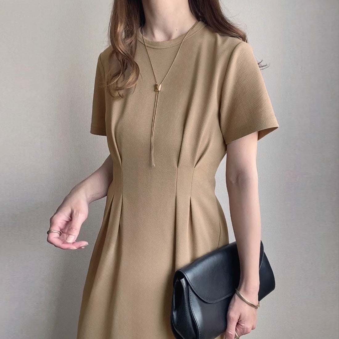 FILLU FILLOU FILLOU Waist Tuck Tight Dress [Petticoat Set]