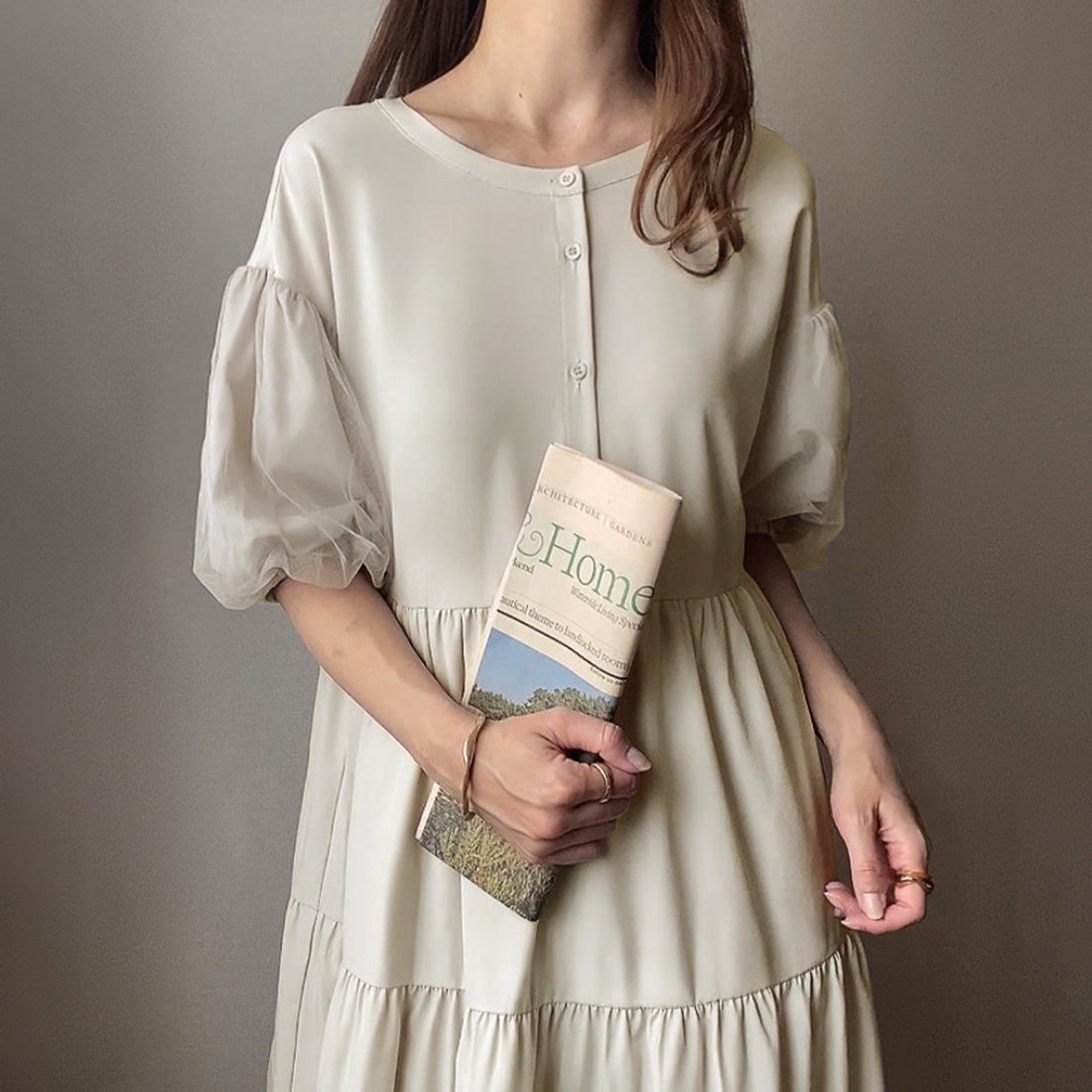 FILLU FILLOU Tulle Layered Tiered Dress
