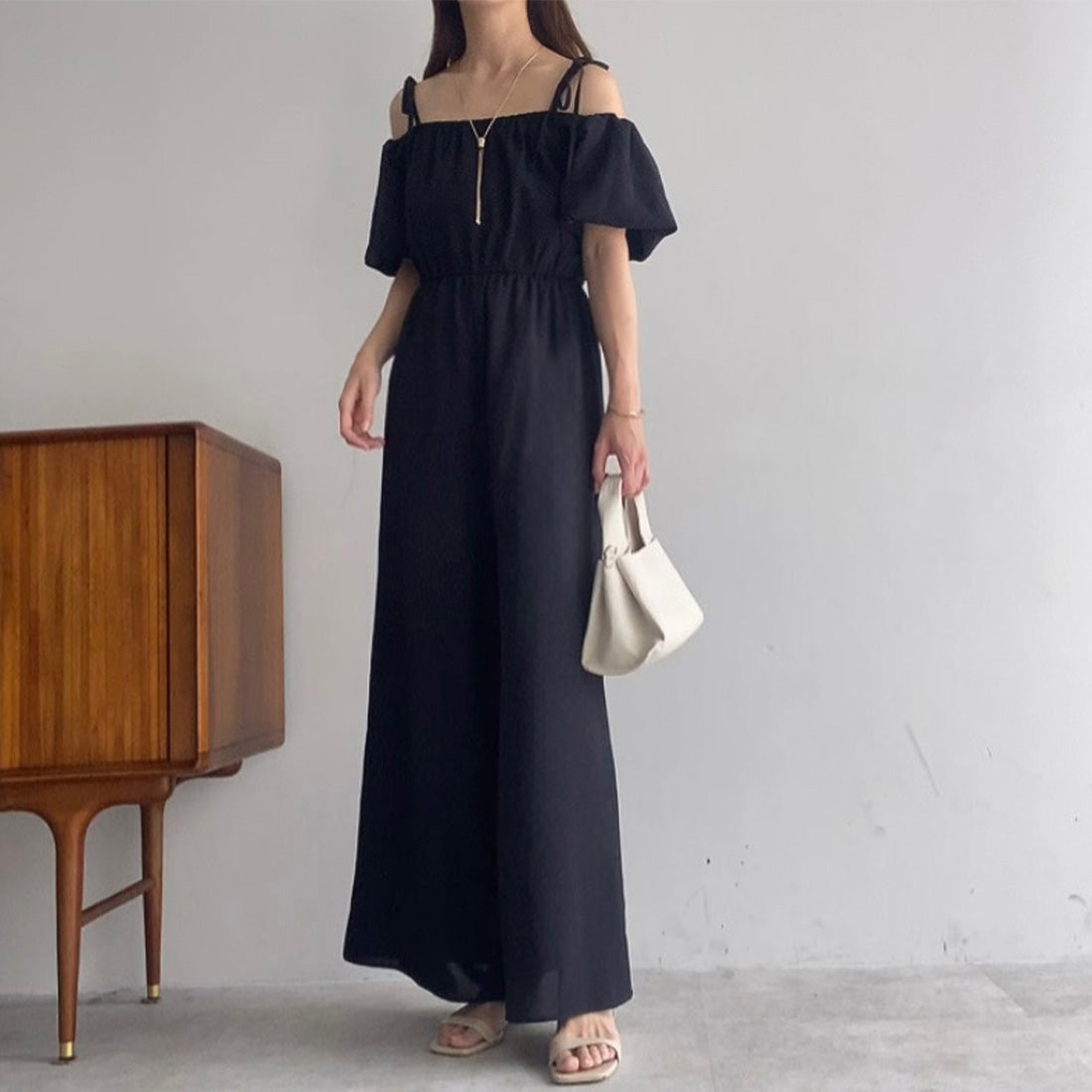 FILLU FILLOU Off-Shoulder All-in-One