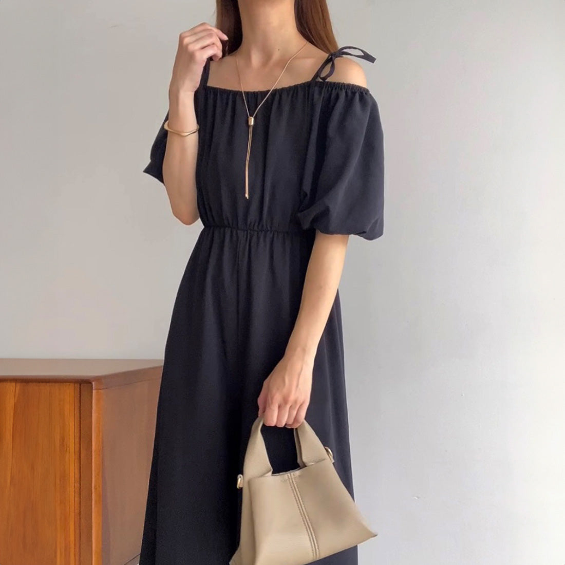 FILLU FILLOU Off-Shoulder All-in-One