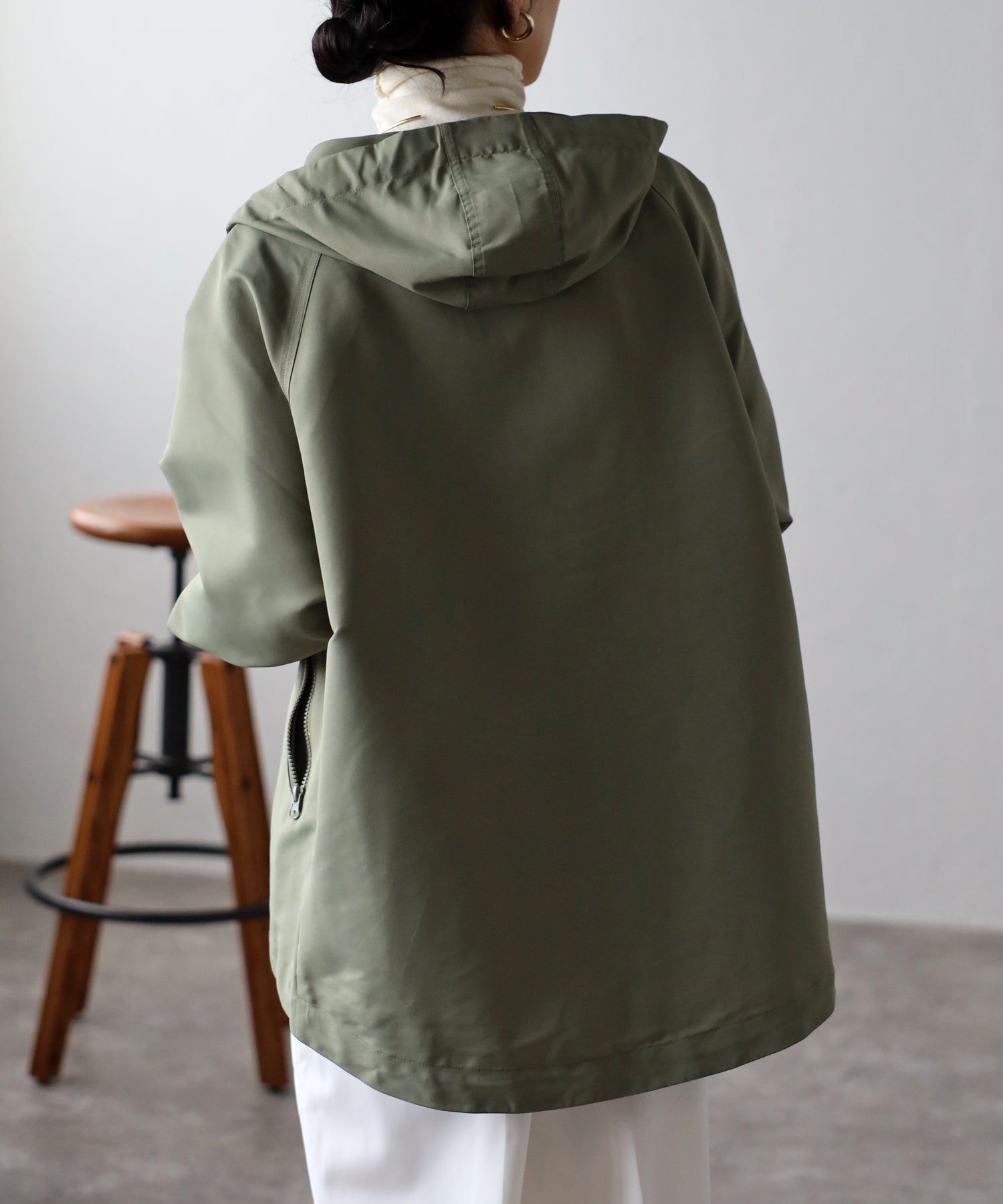 フィズ Fizz フード付きマウンテンパーカー  AW マンパ オーバーサイズ アウトドア