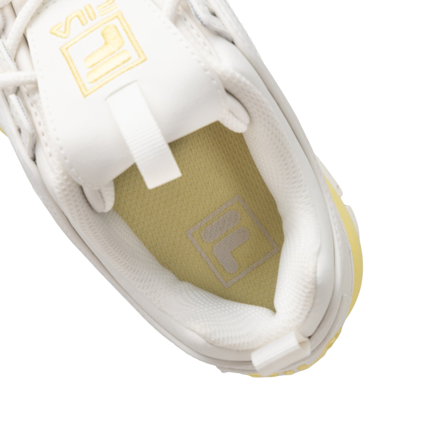フィラ FILA DISRUPTOR II / ディスラプターツー / カジュアルスニーカー / 厚底 （BLANC DE BLANC/LEMONADE） BLANC DE BLANC/LEMONADE