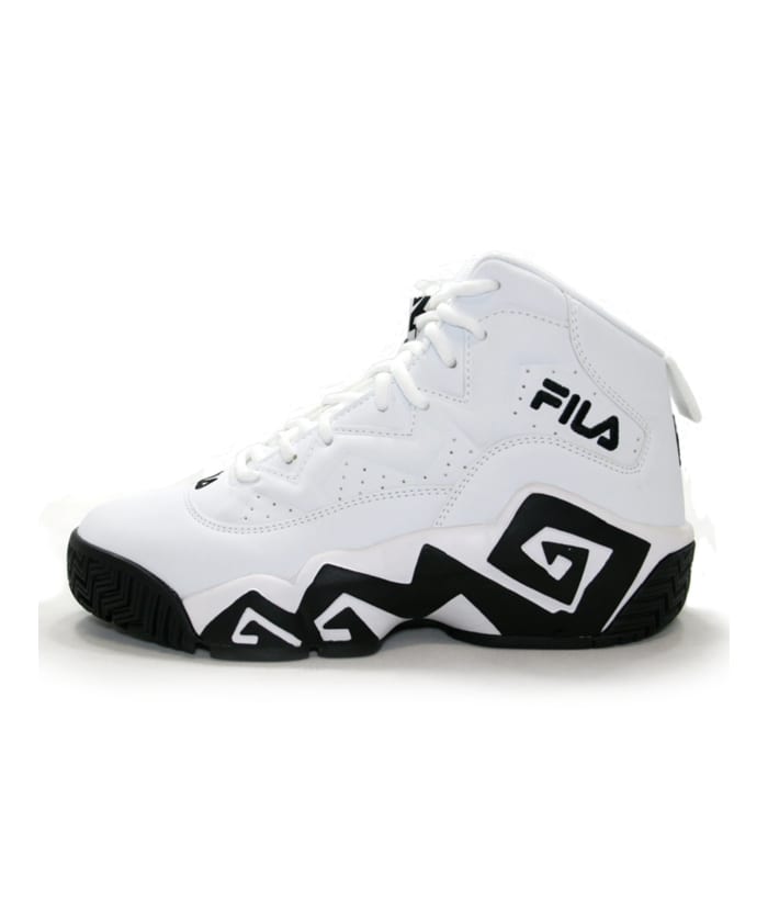 フィラ FILA MB マッシュバーン シグネチャーモデル ハイカットバスケットシューズ スニーカー / ホワイト