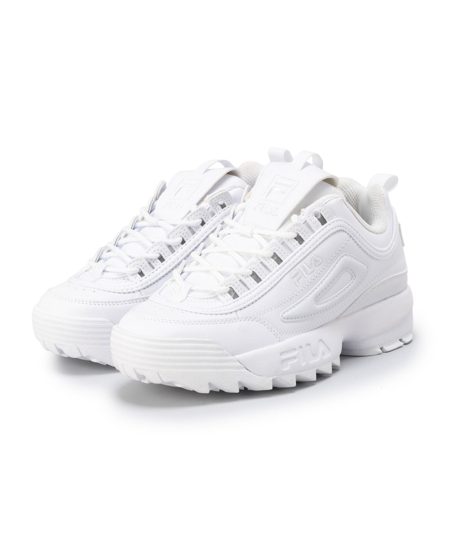 フィラ FILA DISRUPTOR II/ディスラプター II  定番厚底スニーカーシューズ / ホワイト （ホワイト） ホワイト