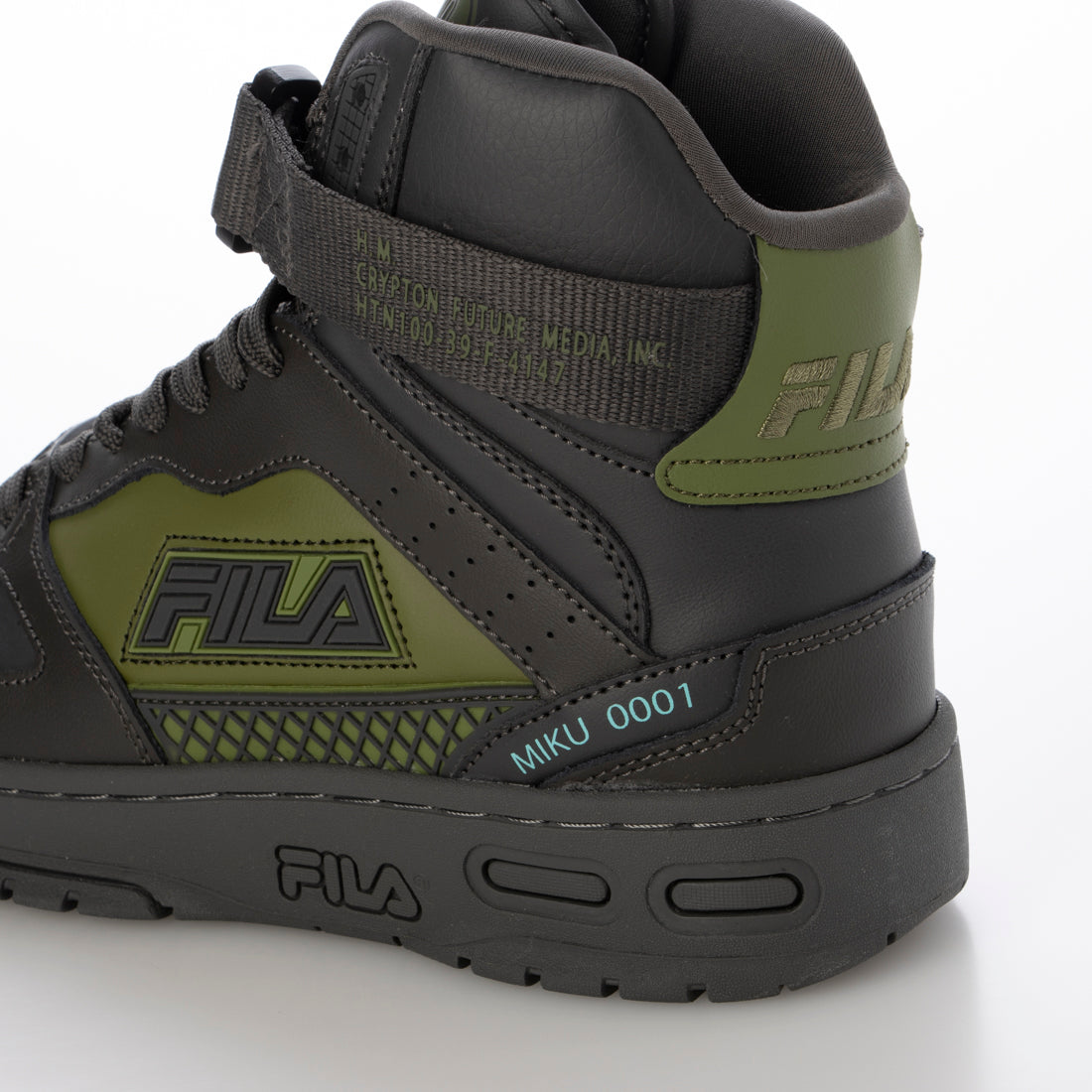 FILA FILA × Hatsune Miku TERATACH 600 HI Terra Tack 600 High DARK GREY