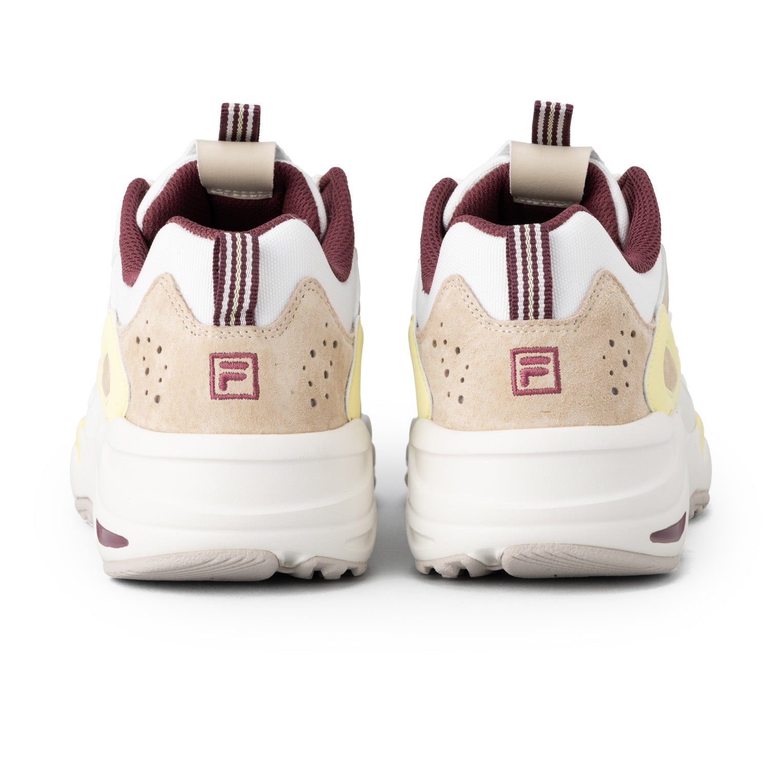 フィラ FILA RAY TRACER BOX / レイトレーサーボックス / 厚底カジュアルスニーカー （STAR WHITE/OYSTER GREY/YELLLOW） STAR WHITE/OYSTER GREY/YELLLOW