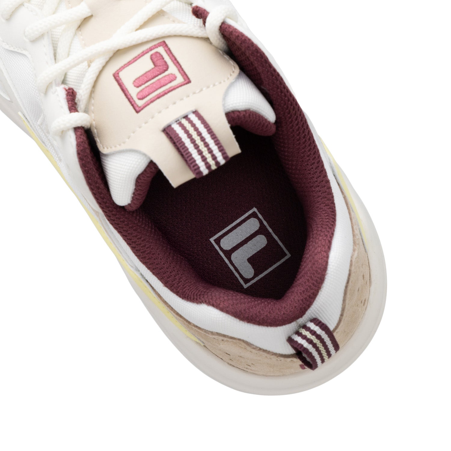 フィラ FILA RAY TRACER BOX / レイトレーサーボックス / 厚底カジュアルスニーカー （STAR WHITE/OYSTER GREY/YELLLOW） STAR WHITE/OYSTER GREY/YELLLOW
