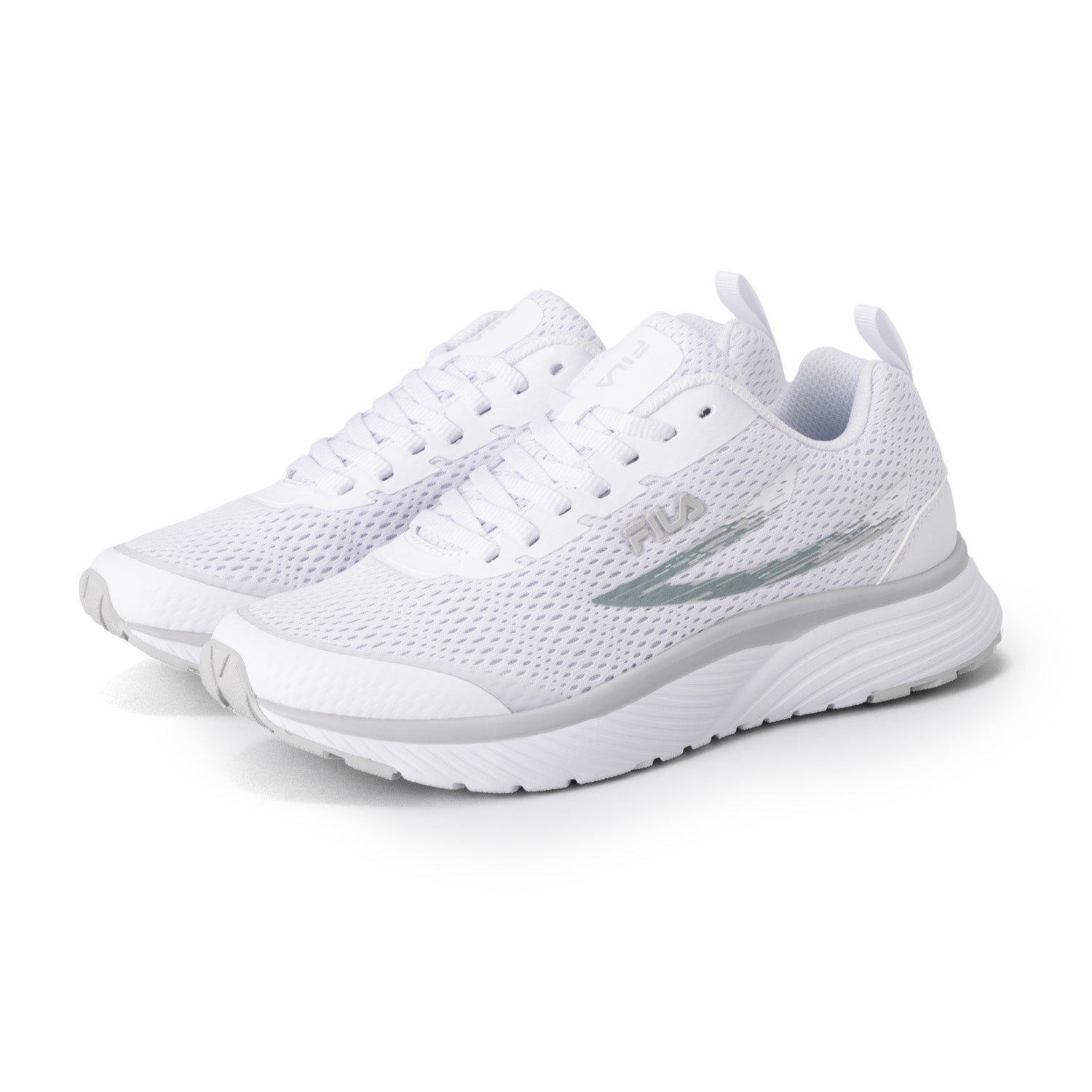 フィラ FILA FILA RGB FLEX 25 / フィラアールジービーフレックストゥエンティーファイブ / カジュアルランニングスニーカー （WHITE/GREY） WHITE/GREY