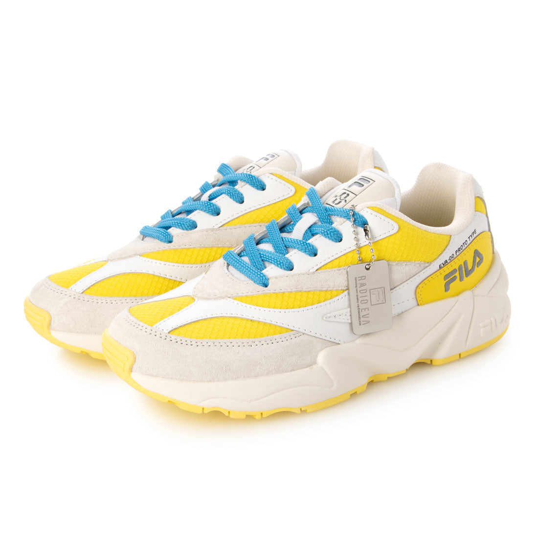 フィラ FILA FILA - RADIO EVA THE 30 C004 FILA VENOM EVANGELION LIMITED EVA-00WHITE/YELLOW/GARDENIA【MFW25081-128】 （WHITE/YELLOW/GARDENIA） WHITE/YELLOW/GARDENIA