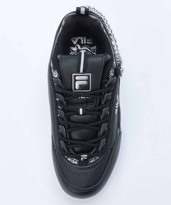 菲拉 FILA DISRUPTOR II WEDGE FESTIVAL /迪斯拉普特2楔形節慶 休閒厚底運動鞋 / 黑色