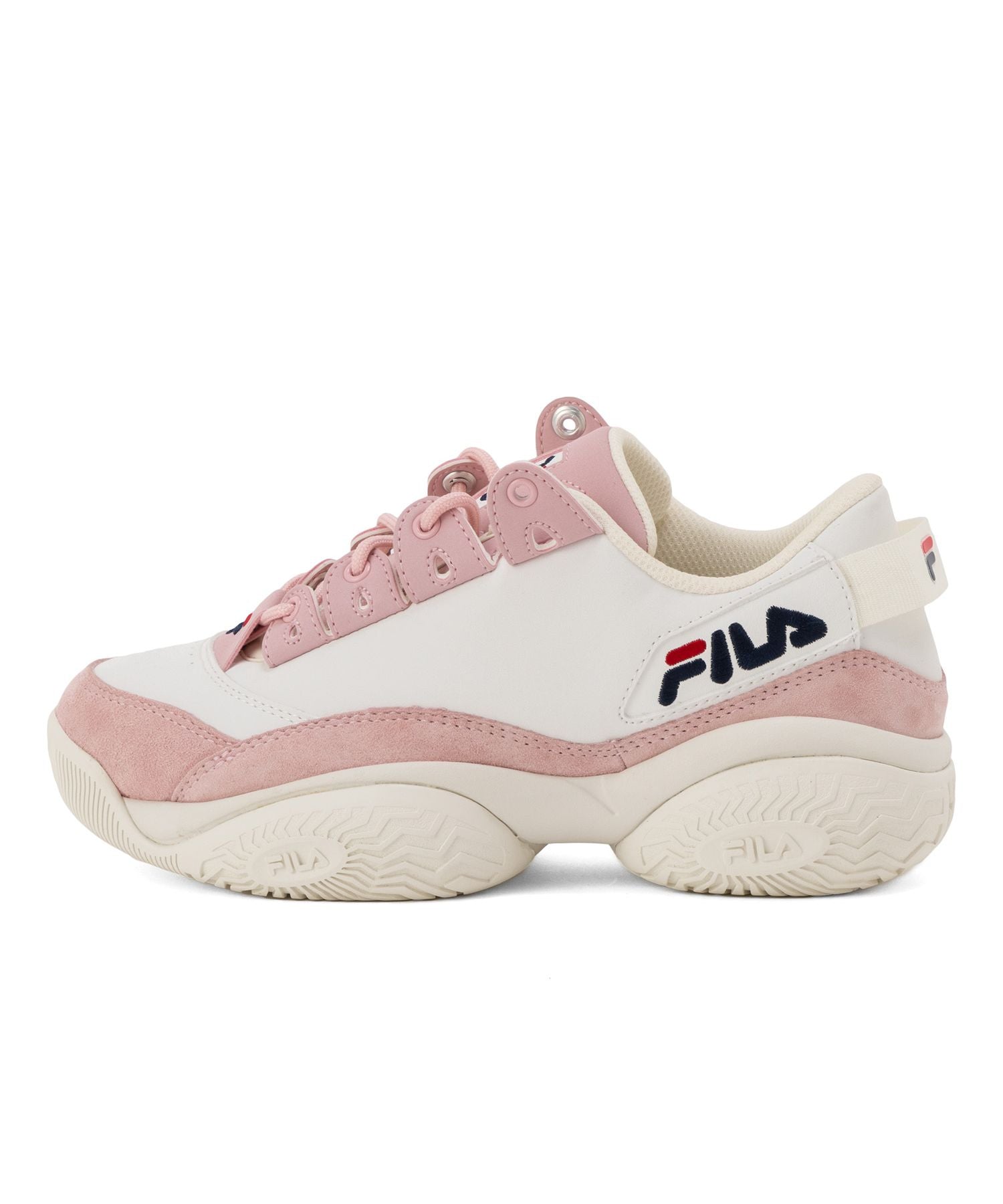 FILA PROVENANCE 2 / Provenance 2 Unisex Casual Thick-soled Sneakers / White Pink