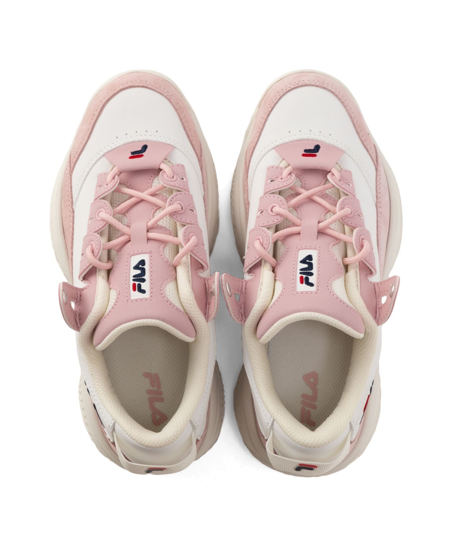 FILA PROVENANCE 2 / Provenance 2 Unisex Casual Thick-soled Sneakers / White Pink
