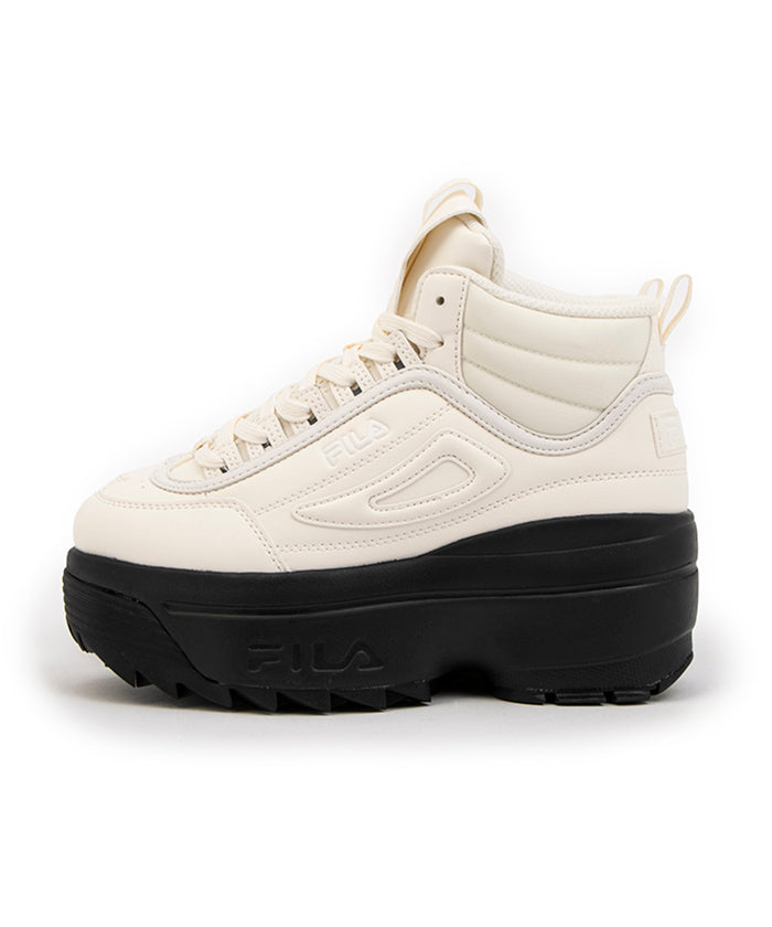 FILA DISRUPTOR II WEDGE MID / Disruptor 2 Wedge MID / Thick-soled Casual Sneakers / white