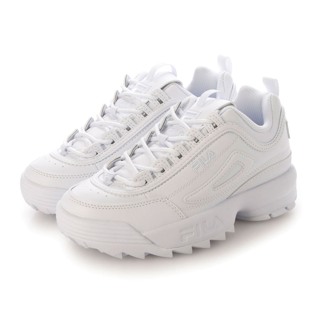 フィラ FILA フィラ FILA DISRUPTOR II  /ディスラプター2 定番厚底スニーカーシューズ/WHITE/WHITE/WHITE  USS23029-101 （WHITE/WHITE/WHITE） WHITE/WHITE/WHITE