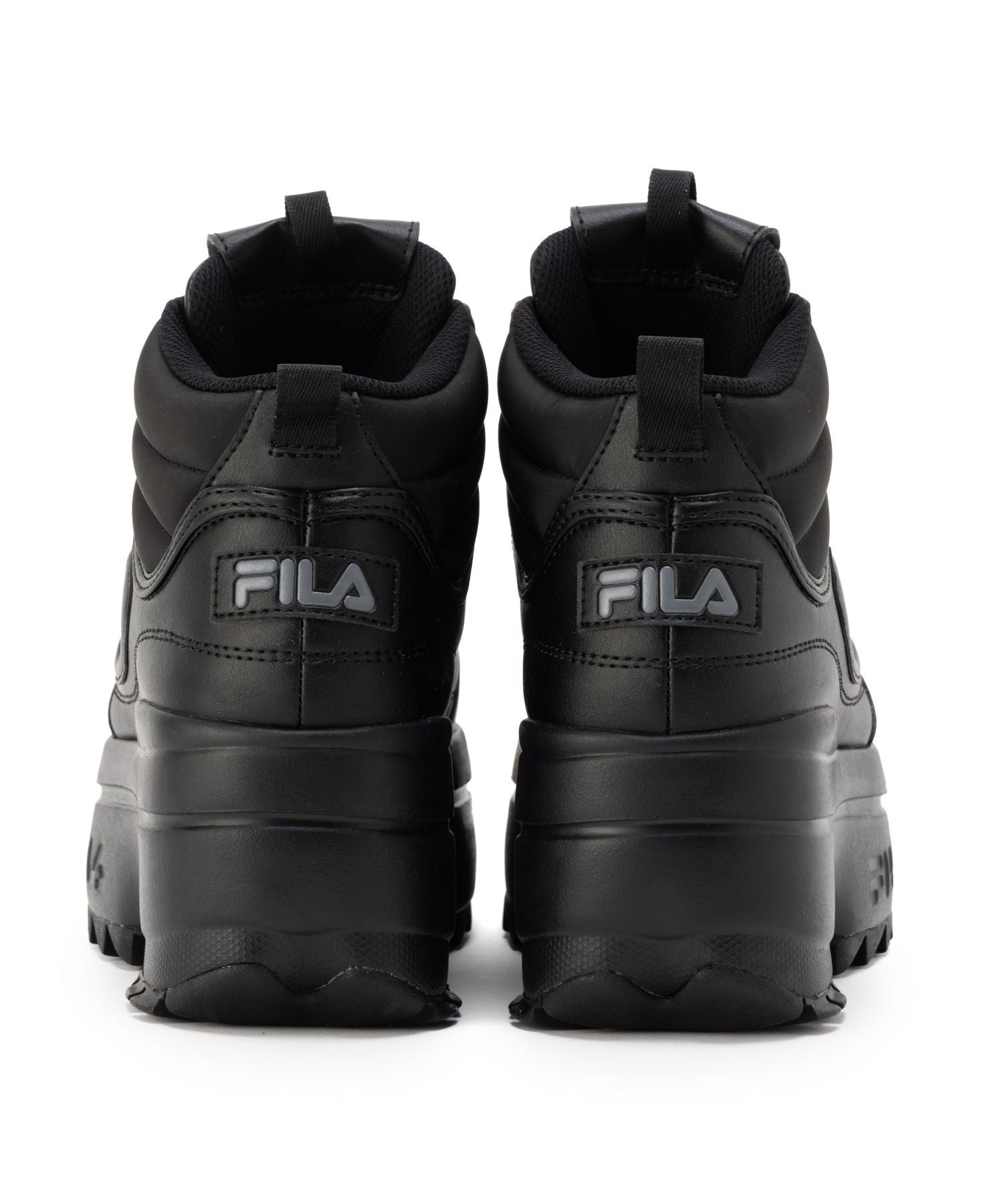 菲拉 FILA DISRUPTOR II WEDGE MID / DISRUPTOR II 鞋楔 MID / 厚底休閒運動鞋 / 黑色