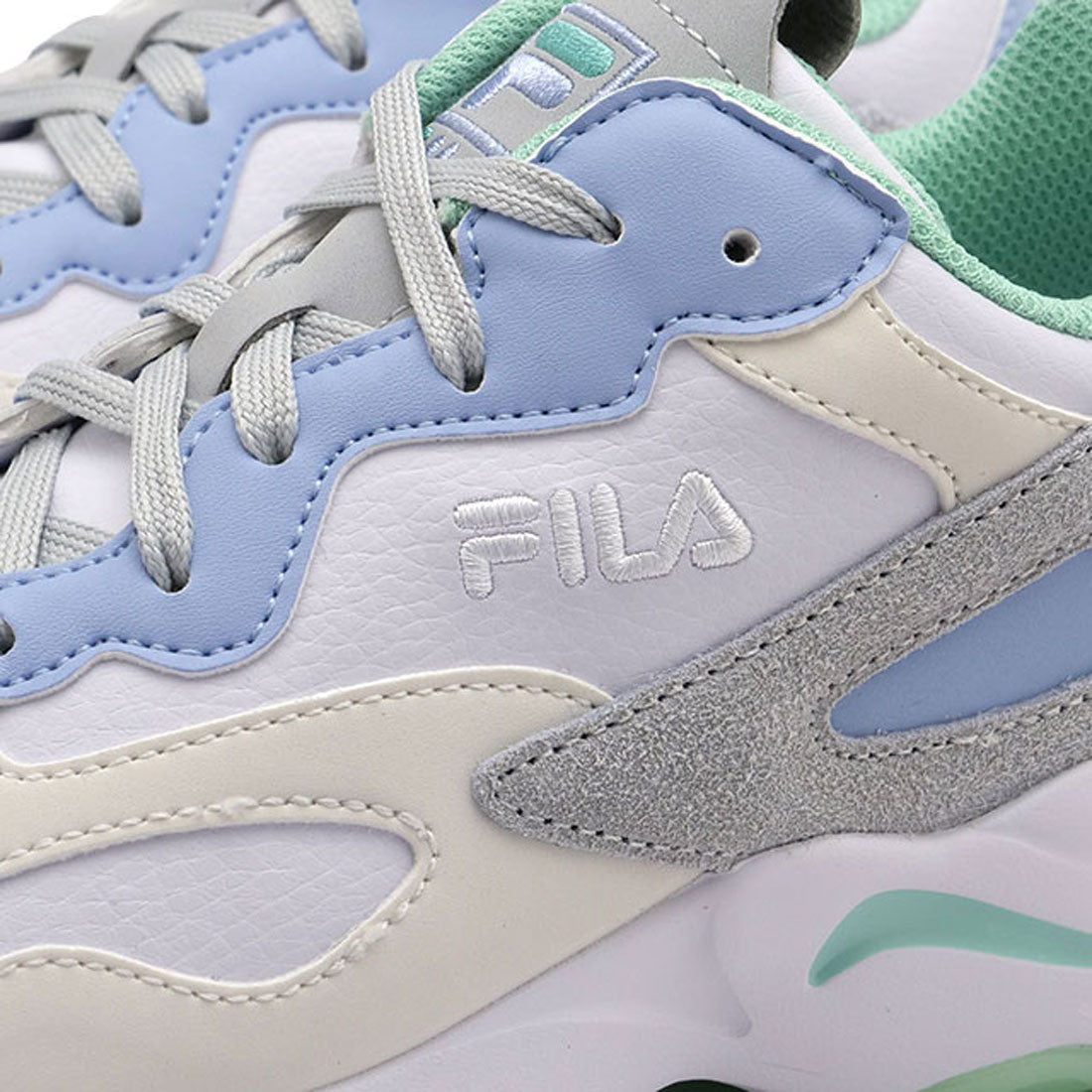 菲拉 FILA RAY TRACER SL 白色/灰色/天藍色 [FJUSS25011 SS25]