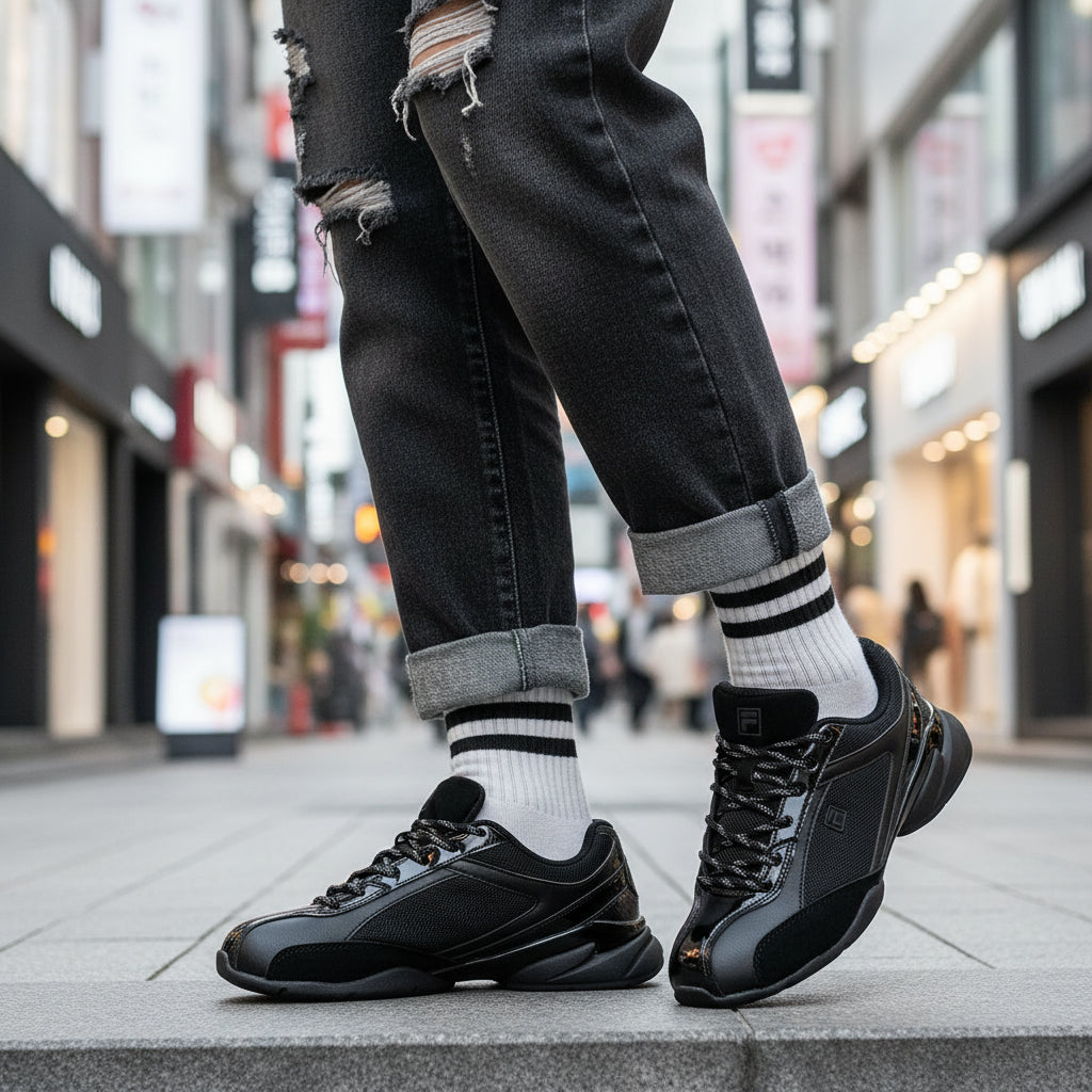 フィラ FILA FILA RITMO LT / フィラリトモエルティー / カジュアルスニーカー （Black/Black/Black） Black/Black/Black