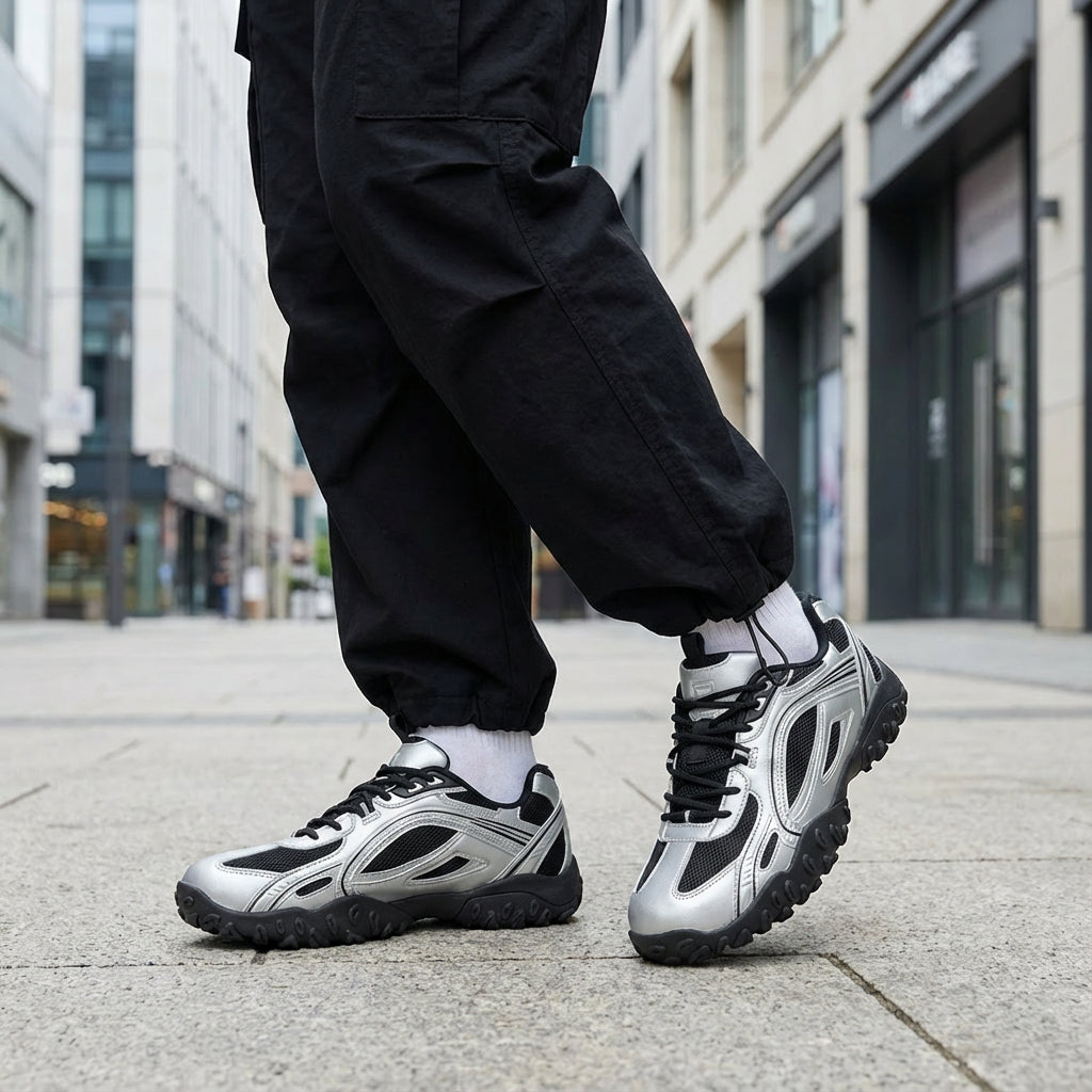 フィラ FILA フィラエシャッペエムエス / FILA ECHAPPE MS / カジュアルスニーカー （BLACK/BLACK/SILVER） BLACK/BLACK/SILVER